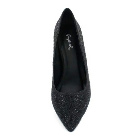 Rhinestone Pumps - Picture 3 of 6